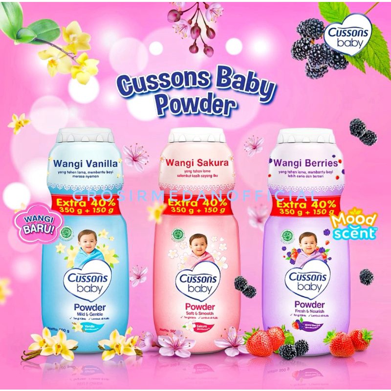 CUSSONS BABY POWDER - BEDAK BAYI HARUM