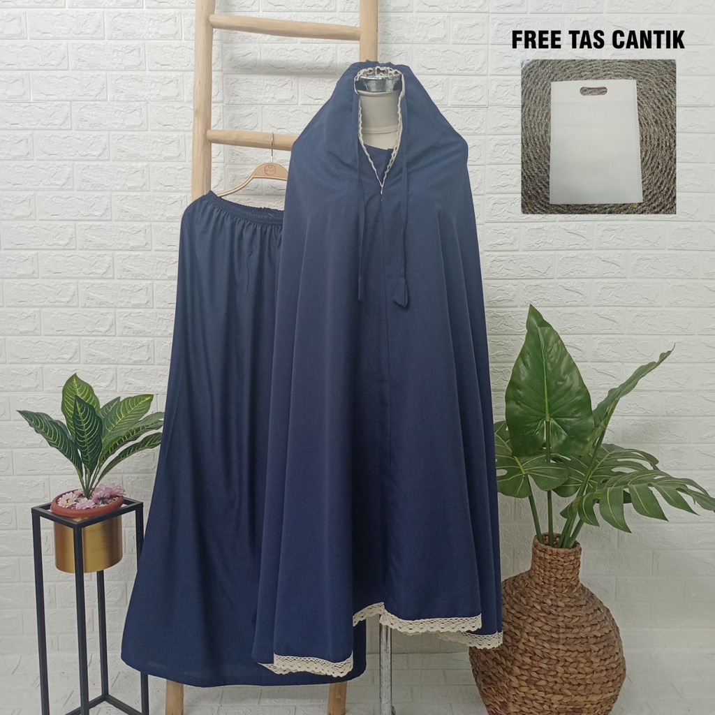 Mukena Terbaru Katun Renda - Mukena Terbaru Murah - Mukena Kekinian Renda - Mukena Murah Cantik Bisa COD!