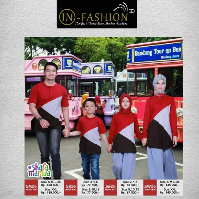 Kaos Couple Keluarga Shafa Marwa