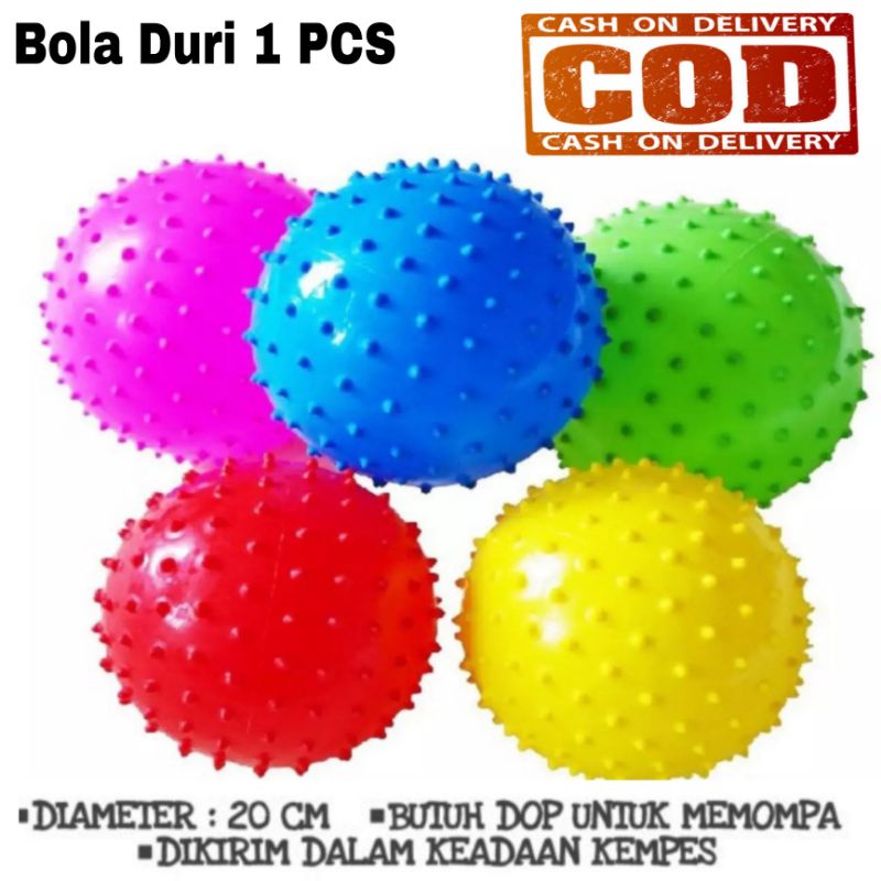 Mainan Anak Laki-laki Bola Karet Duri Murah/Mainan Anak Cowok
