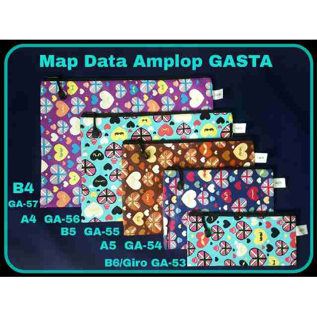 

Edjoys map data amplop gasta love vintage GA-53/B6 isi 12 pcs