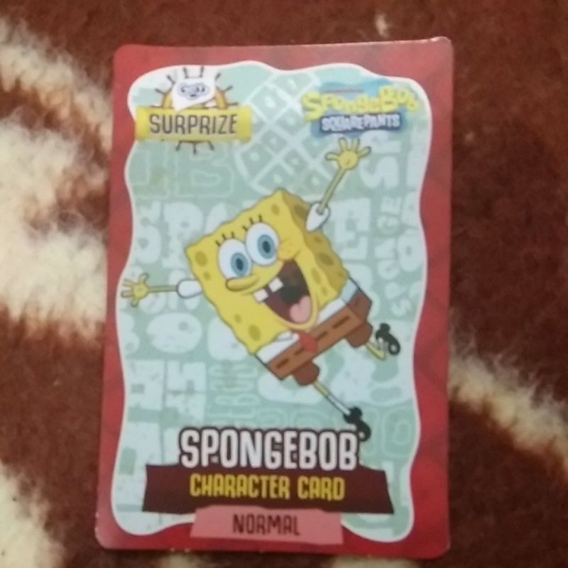 Kartu Gery Surprize SpongeBob (SpongeBob normal)