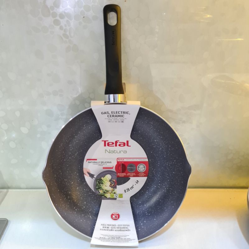 Tefal Natura 28 cm Deep Frypan Wajan 28 teflon panci anti lengket