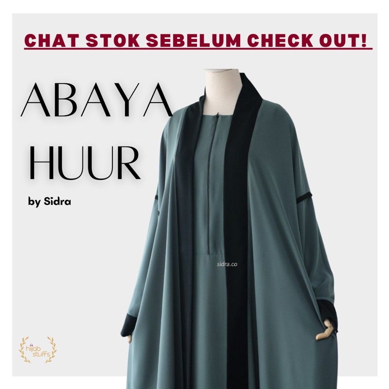 GAMIS SET HUUR | SIDRA | HIJAB SYARI POLOS