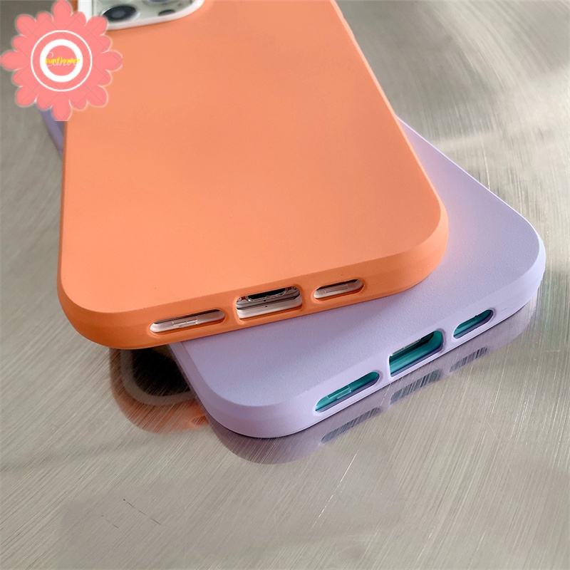 Casing Softcase Tpu Iphone 13 7 8 Plus 6 6s 11 12 Pro Max X Xr Xs Max Se 2020 Shockproof Warna Permen Matte