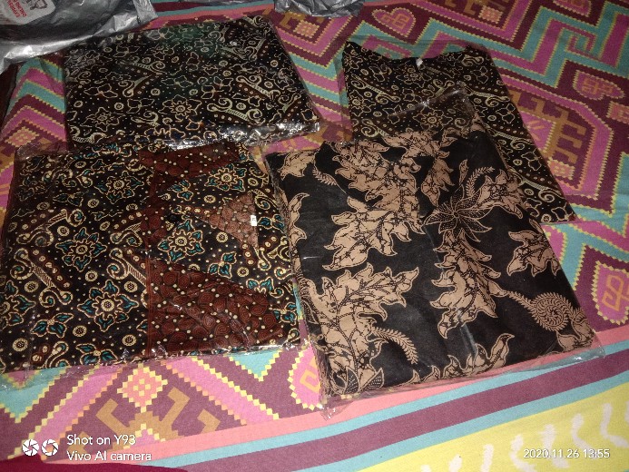 Gamis Batik Manggar, Padi,sekar,cantik,kubis,kipas,daun,kupu,gendis