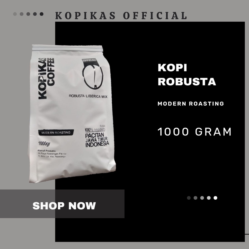 

kopi tubruk robusta liberika roast bean spesial halus Berat 1kg