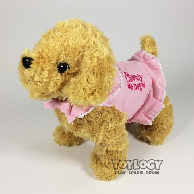 pink dog stuffed animal
