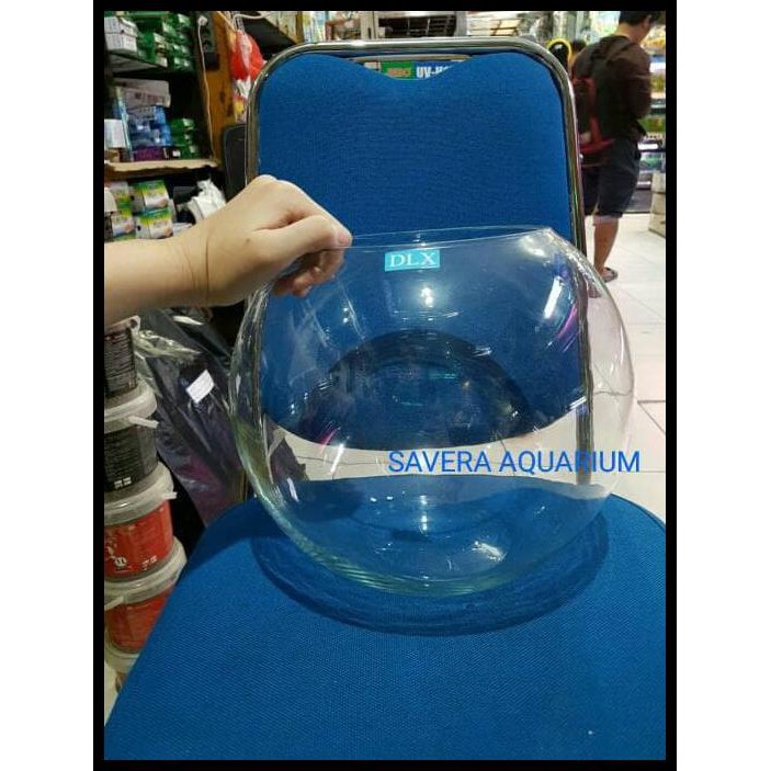 Jual Jual Jual Gojek Aquarium Bulat 12lt Fish Bowl Toples