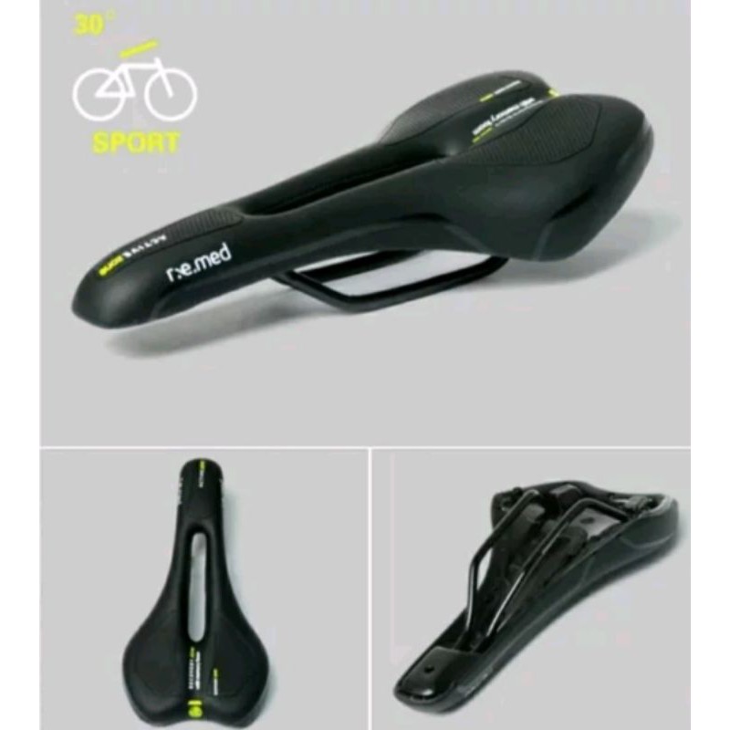 Saddle sadel selle royal remed type athletic with memory foam empuk sadel sepeda