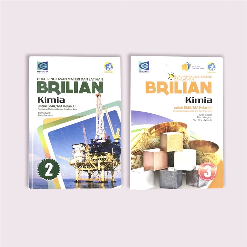 Preloved / Buku Bekas Brilian Kimia SMA Kelas 11 12 XI XII : Grafindo