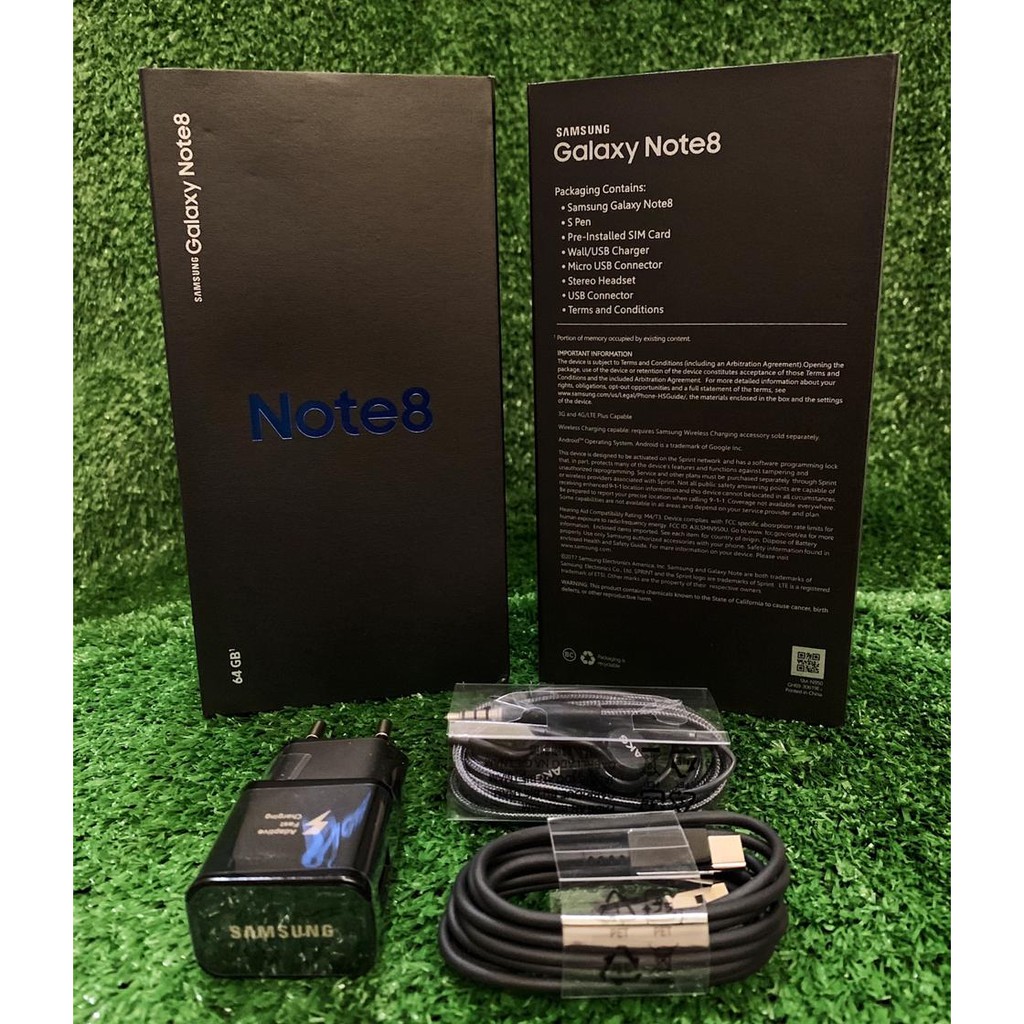 

Box Kotak Samsung NOTE 8 : FULLSET (incl. acc)