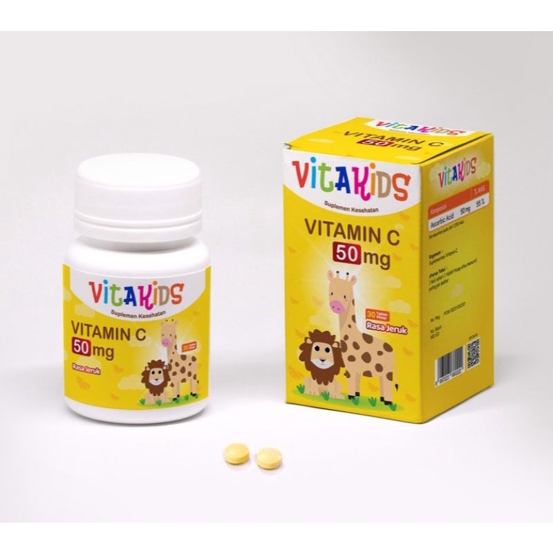 Vitamin C Anak Vitakids isi 30 tablet