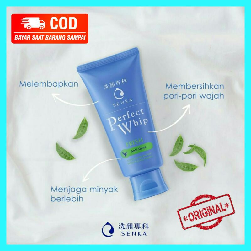 SENKA Perfect Whip Fresh Anti Shine Facial Foam Facial Wash Skincare