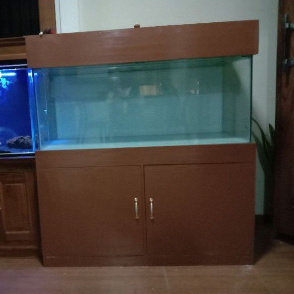 set kabinet aquarium ukuran 120x50x50
