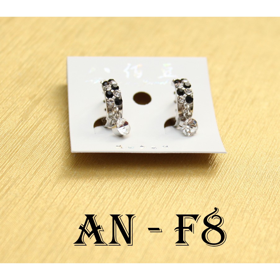 OK - Kode AN-F Anting wanita fashion model korea imitasi bahan alloy-8