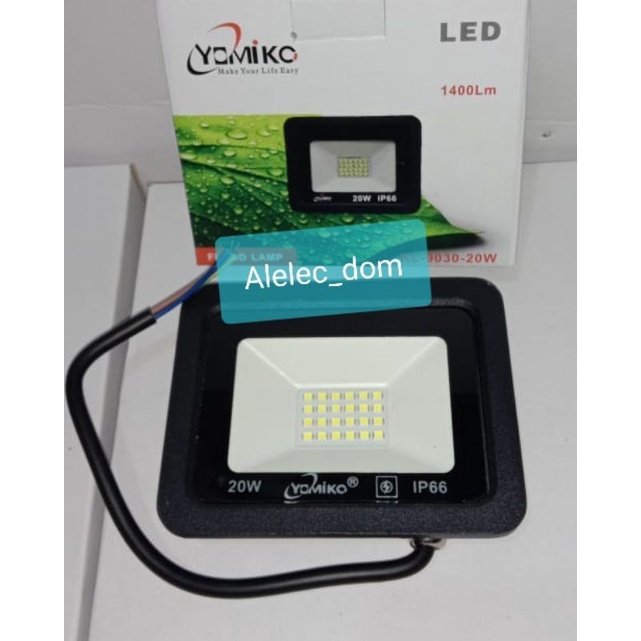 Lampu sorot Led 20w Yomiko / Flood light 20w Yomiko / Lampu Led outdoor