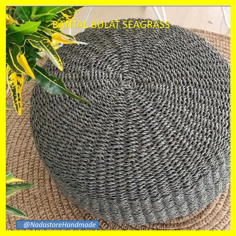 BANTAL BULAT ANYAMAN / POUFE / BANTAL SOFA / BANTAL DEKORASI