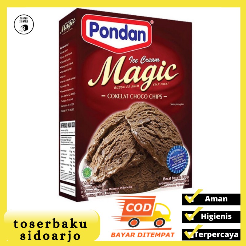 

Pandan ice cream magic 160gr