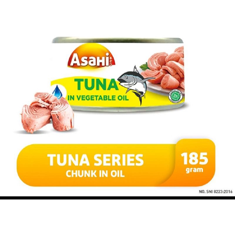 

ASAHI TUNA IN VEGETABLE OIL 185 gram