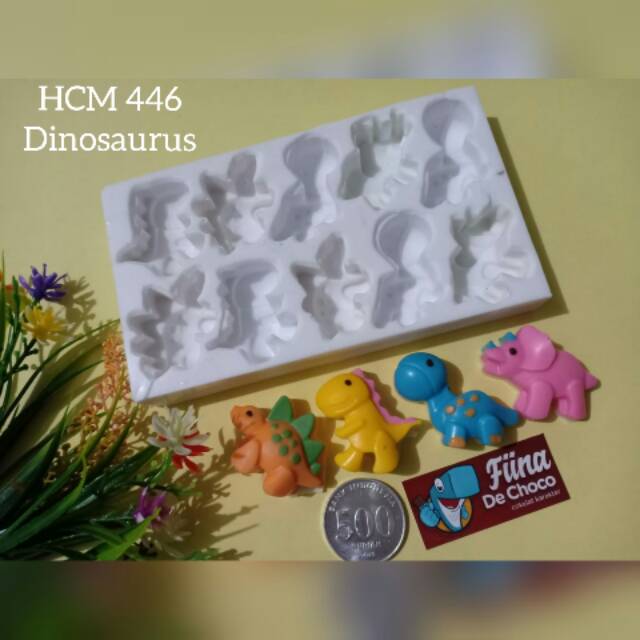 HCM446 Cetakan coklat dinosaurus  || Fiina de choco
