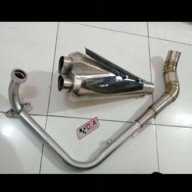 Knalpot CBR FACELIFT Double Silincer Suara Mantap