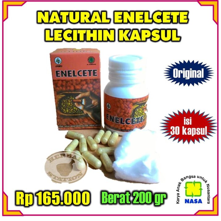 Jual Natural Neo Lecithin Kedelai Enelcete Kapsul Original Nasa Shopee Indonesia 2893