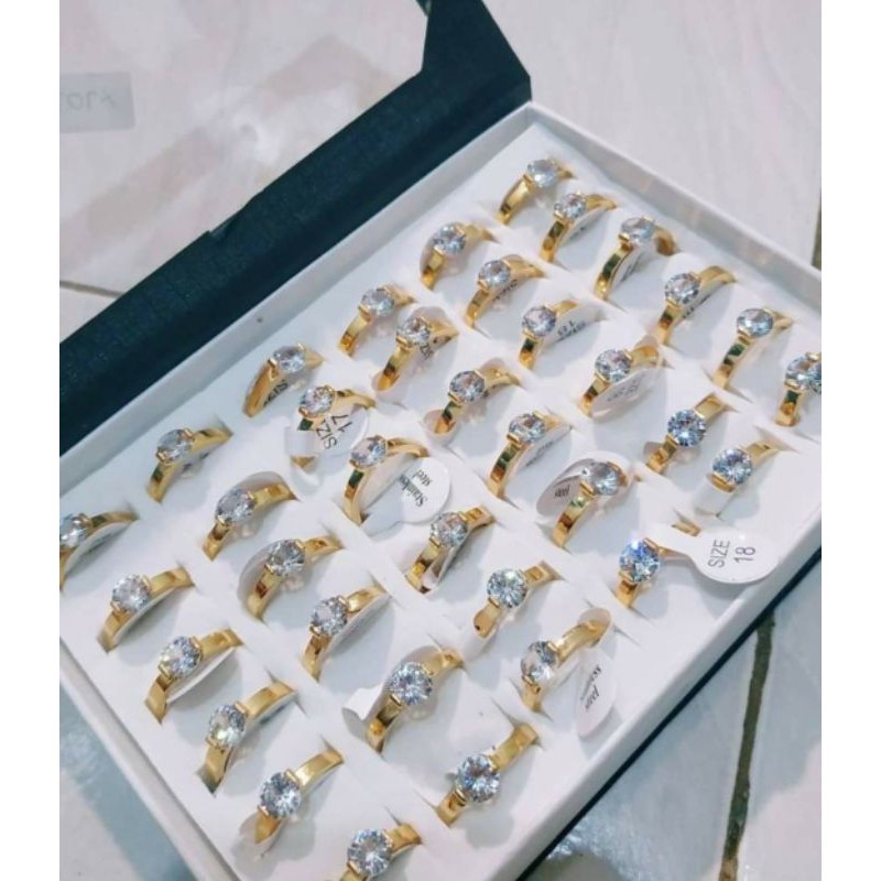 GROSIR Cincin Titanium Diamond