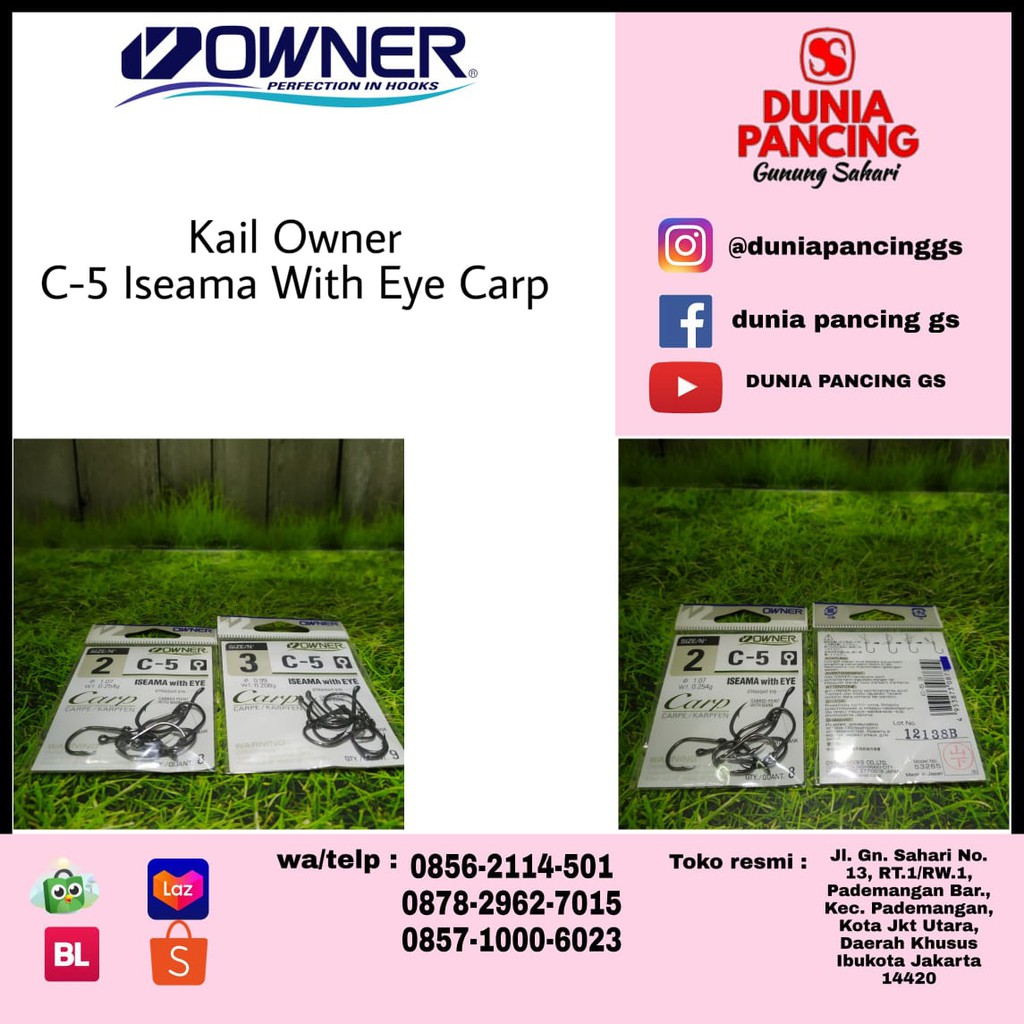 Kail owner c-5 iseama with eye carp