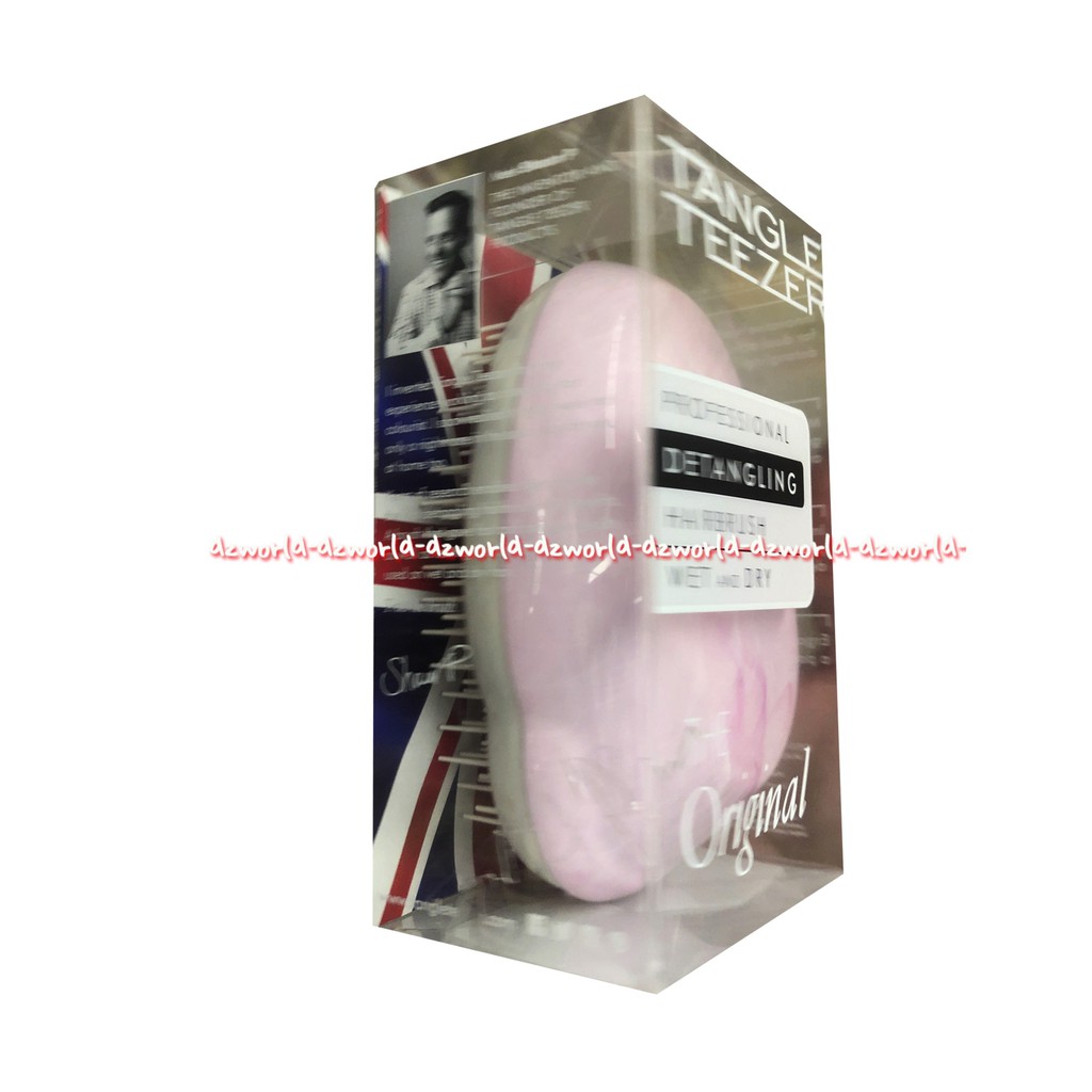 Tangle Teezer Proffesional Detangling Hairrush Wet And Dry Sisir Lipat Praktis