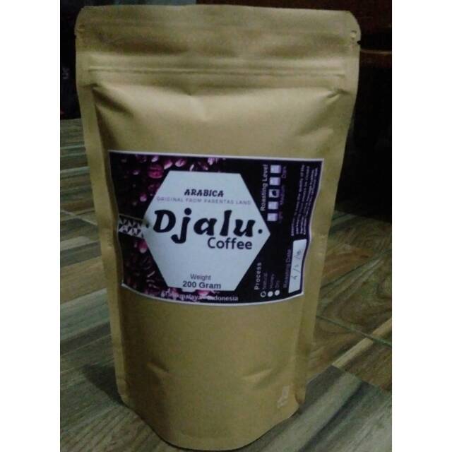 Kopi arabika djalu Coffee natural proses 200gro