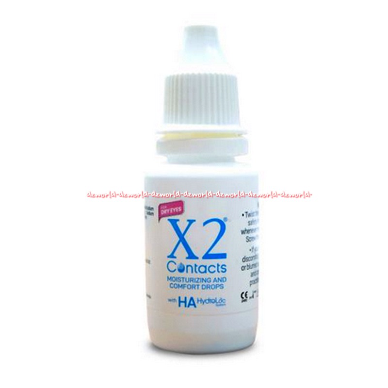 X2 Contact Moisturizing And Comfort Drop For Eyes Tetes Softlense 15ml