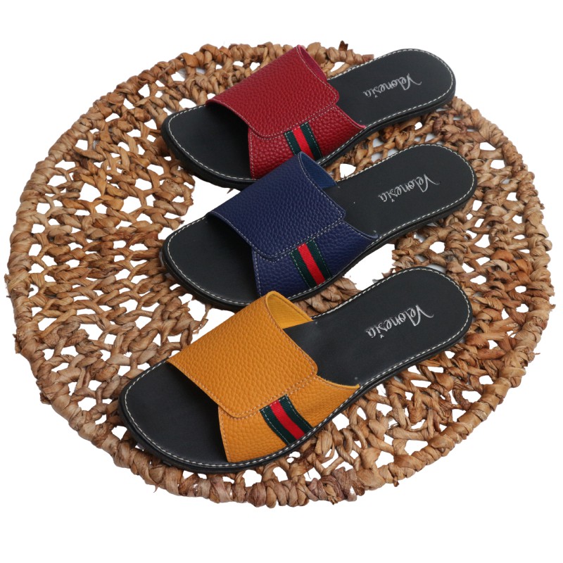Sandal Papirut Velonesia Bisa COD Sandal Wanita Papirut Murah /Sandal  Kulit Kokop EDCC001 - Salsika-6