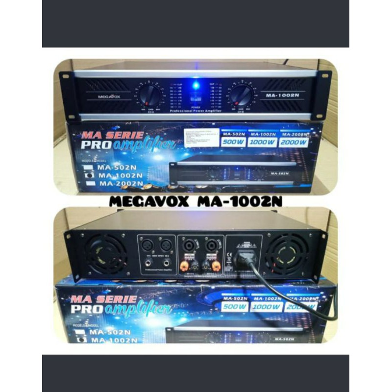 Power amplifier megavox ma1002 ma 1002 n original