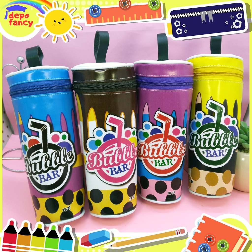 

Kotak Pensil Kain 1 Resleting Boba TB-37 / TB-40 / Tepak Pensil / Tempat Bulpen / Box Pen / Boks Alat Tulis Unik Lucu
