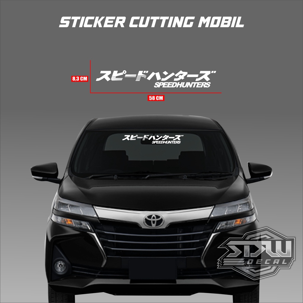 Sticker Cutting Kaca Depan Mobil Stiker Mobil Variasi