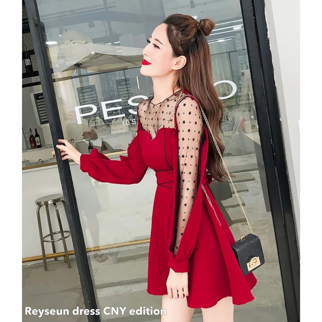 Reyseun dress CNY edition -Thejanclothes