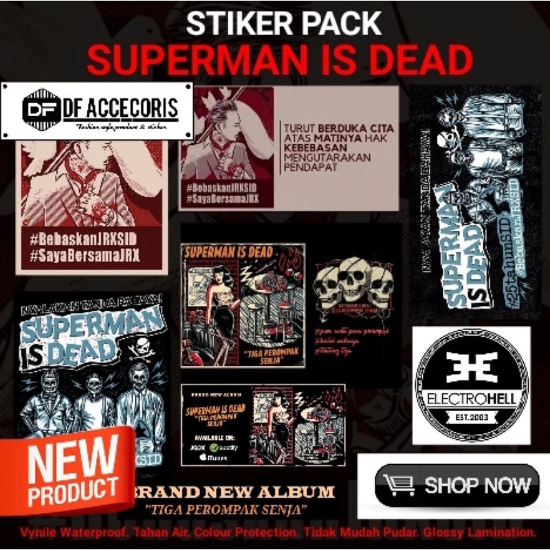 Stiker Superman Is Dead