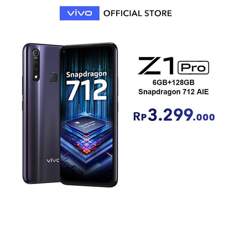 vivo Z1 Pro 6/128 GB | Snapdragon 712 AIE | Garansi Resmi