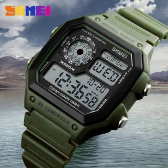Jam tangan pria SKMEI 1299 original digital