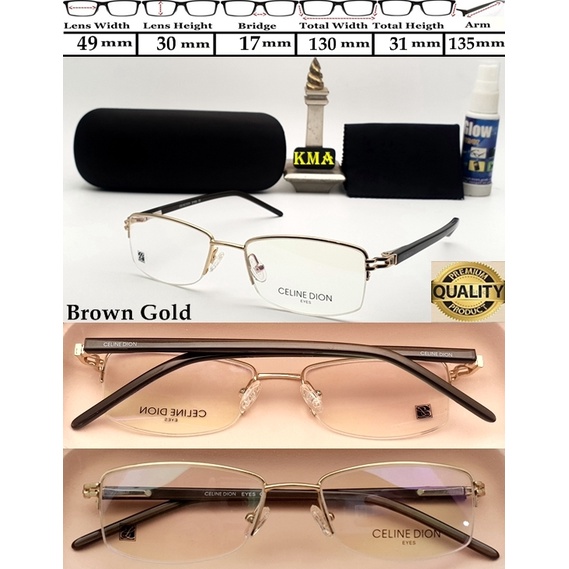 kacamata minus half frame kacamata minus premium