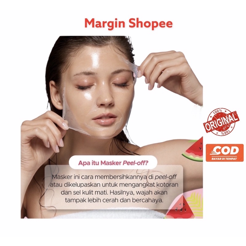 Peel Off Mask Watermelon / Masker Semangka / Masker Casabella