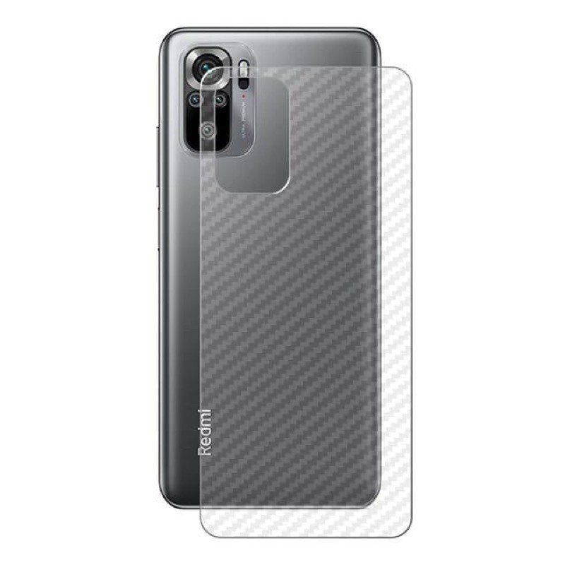 Carbon Back Skin Peotector High Quality Redmi Note 10 / Note 10 Pro New - UA