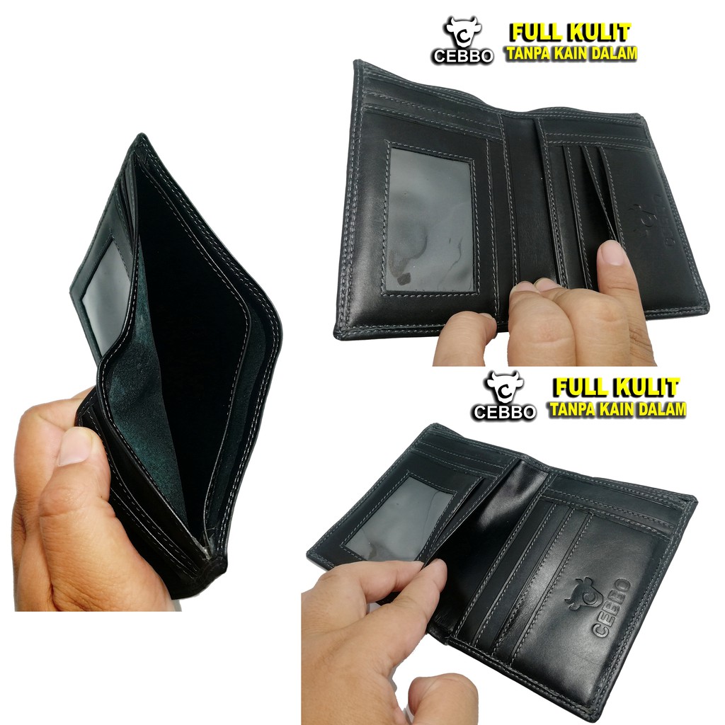 Dompet FULL Kulit Sapi Model Berdiri Pria 3/4