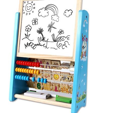 

Berkualitas Mainan Edukasi Papan Tulis Magnetic Belajar Anak Dua Sisi Vertikal Nampan ..