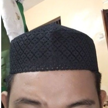 Peci hitam jaring kaku/peci hitam jaring/peci jaring