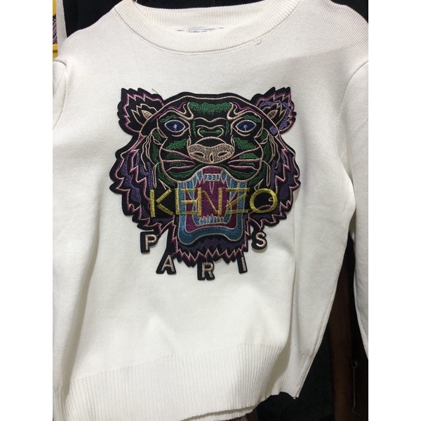 kenzo sweater putih