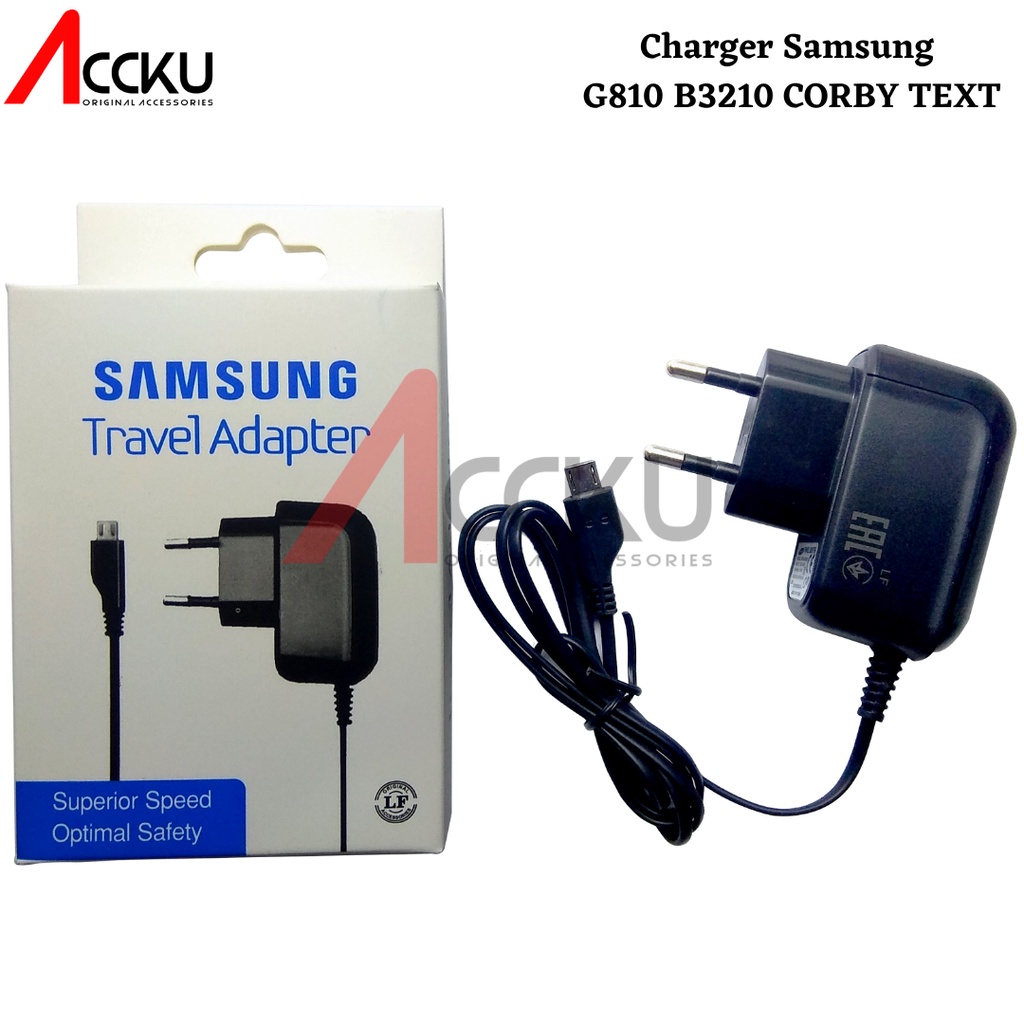 CHARGER SAMSUNG B3210  / CASAN SAMSUNG G810 / B3210 MICRO USB ORIGINAL 100%