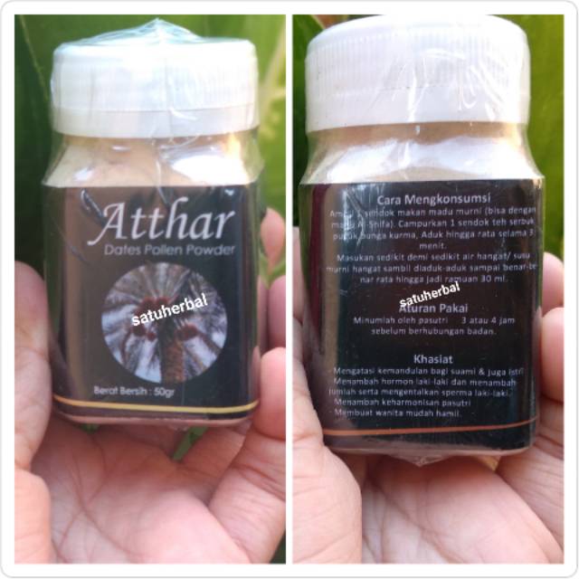 Serbuk kurma muda dates pollen powder