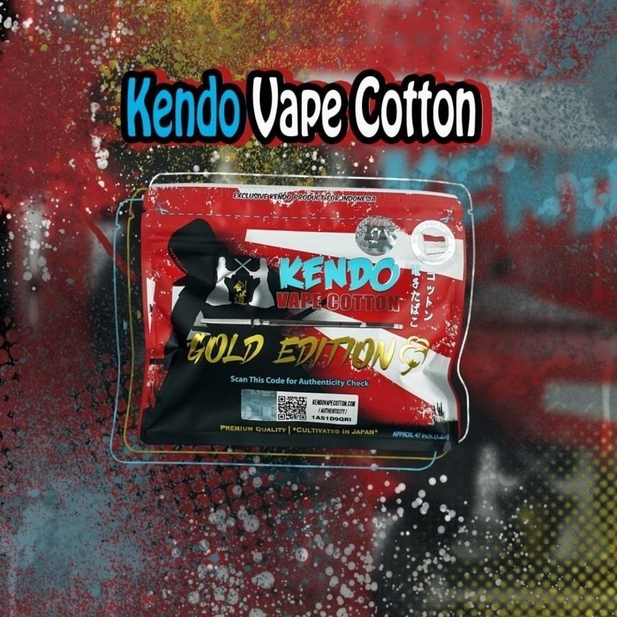 KENDO VAPE COTTON GOLD EDITION - KAPAS VAPE KENDO - AUTHENTIC